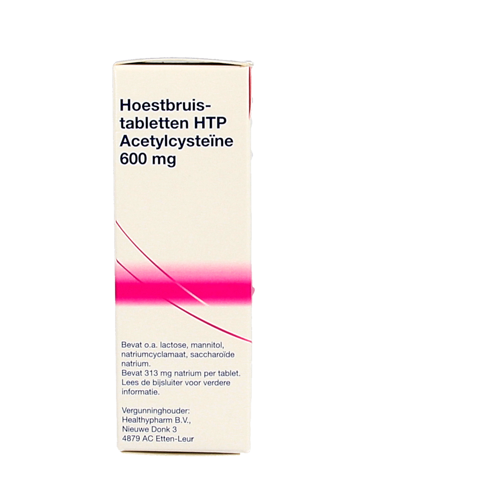 Healthypharm Acetylcysteine 600mg 10.00 Bruistabletten