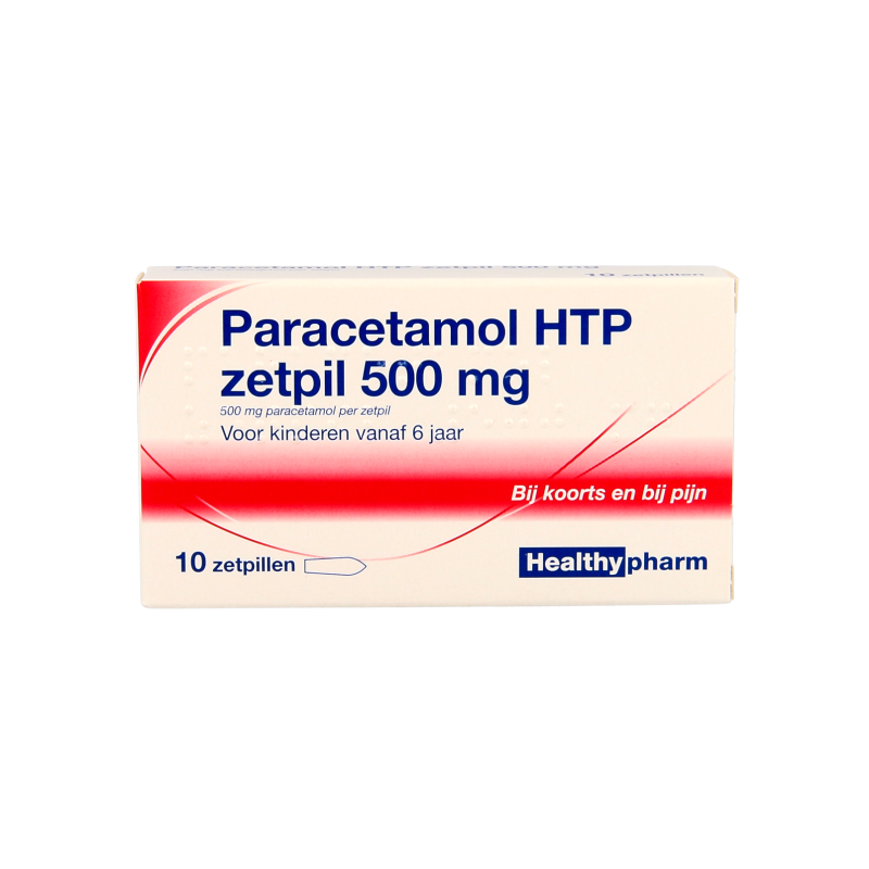 Healthypharm Paracetamol 500mg 10 Zetpillen