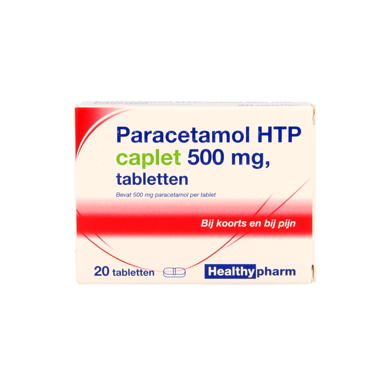Healthypharm Paracetamol caplet 500 20 Tabletten