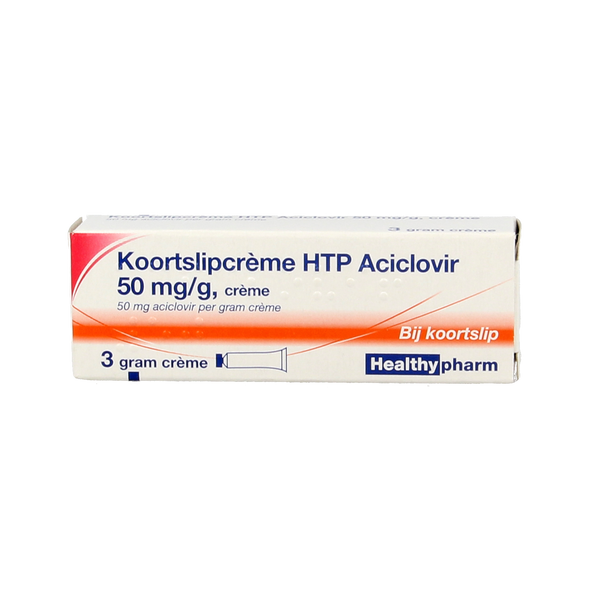 Healthypharm Koortslip creme aciclovir 3.00 Gram