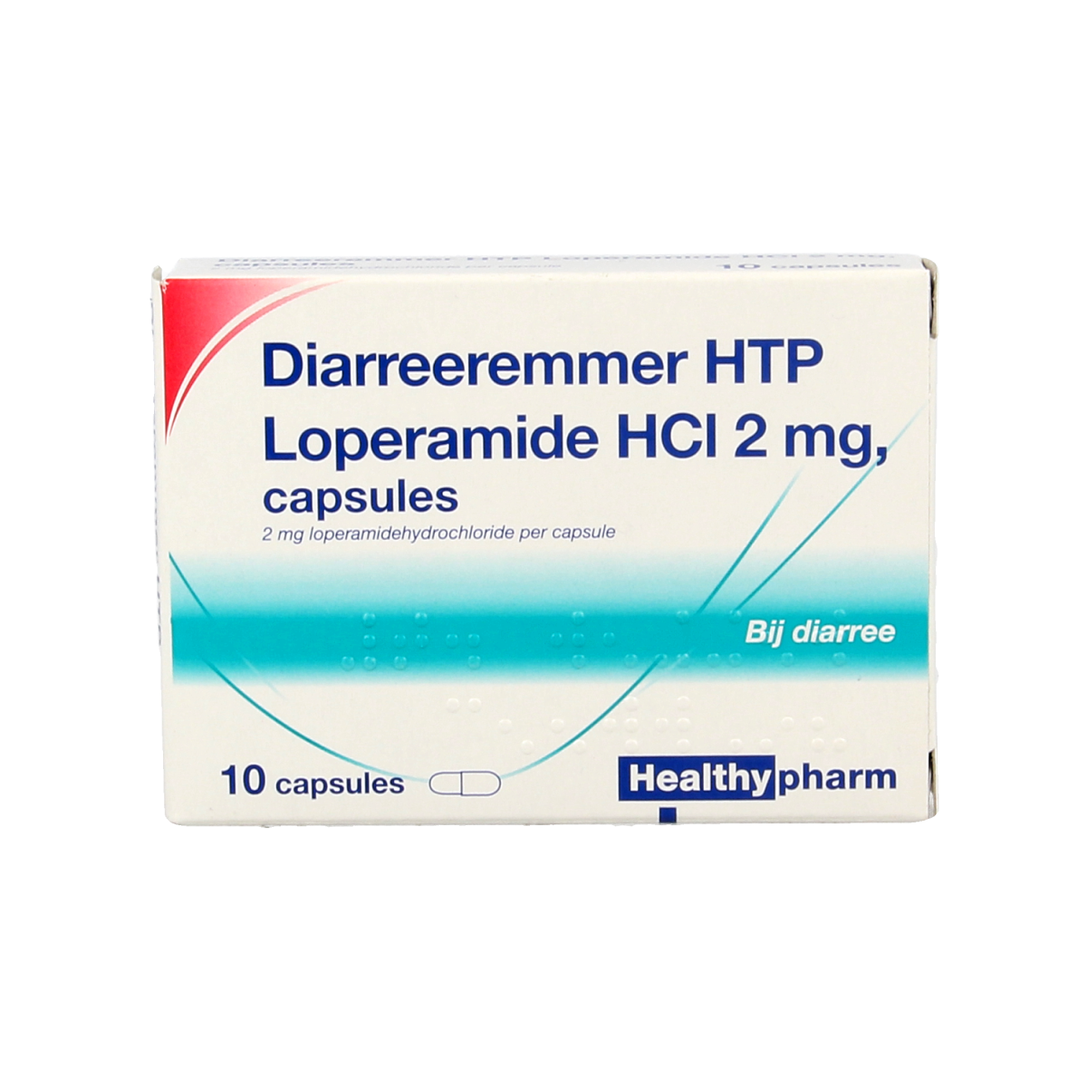 Healthypharm Loperamide 2mg diarreeremmer 10.00 Capsules