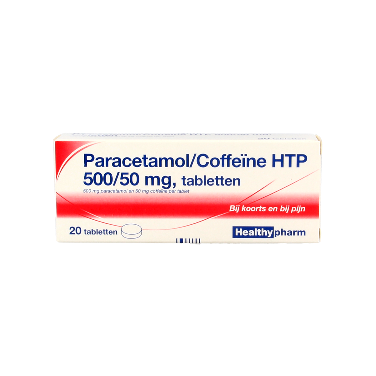 Healthypharm Paracetamol 500mg coffeine 20.00 Tabletten