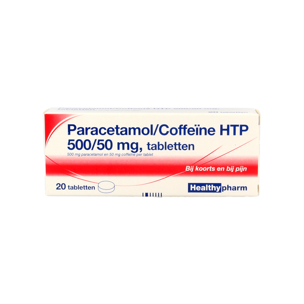 Healthypharm Paracetamol 500mg coffeine 20.00 Tabletten
