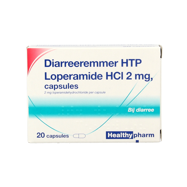 Healthypharm Loperamide 2mg diarreeremmer 20.00 Capsules