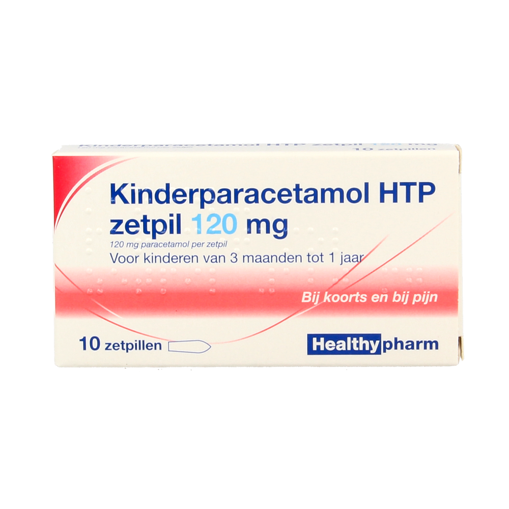 Healthypharm Paracetamol kind 120mg 10.00 Zetpillen