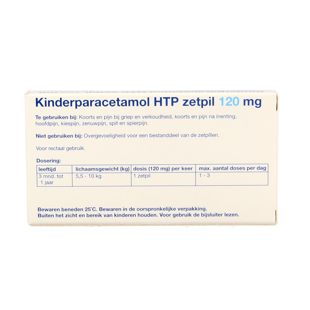 Healthypharm Paracetamol kind 120mg 10.00 Zetpillen