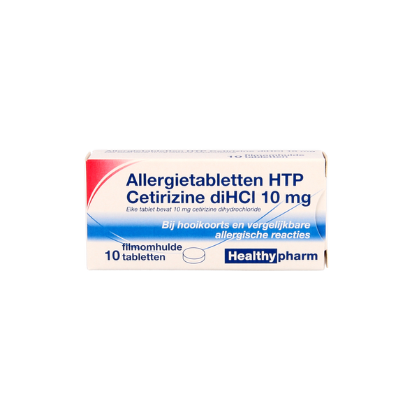 Healthypharm Cetirizine diHCl 10mg 10.00 Tabletten
