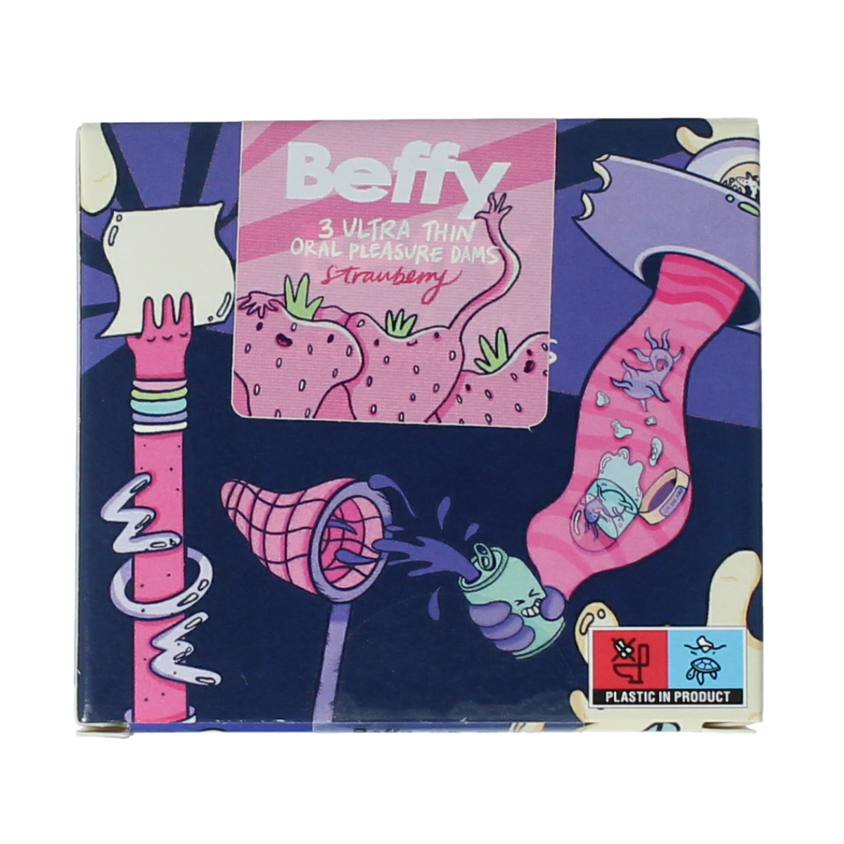 Beffy Beflapjes aroma aardbei 3.00 Stuks