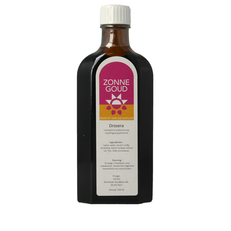 Zonnegoud Drosera siroop 150 Milliliter