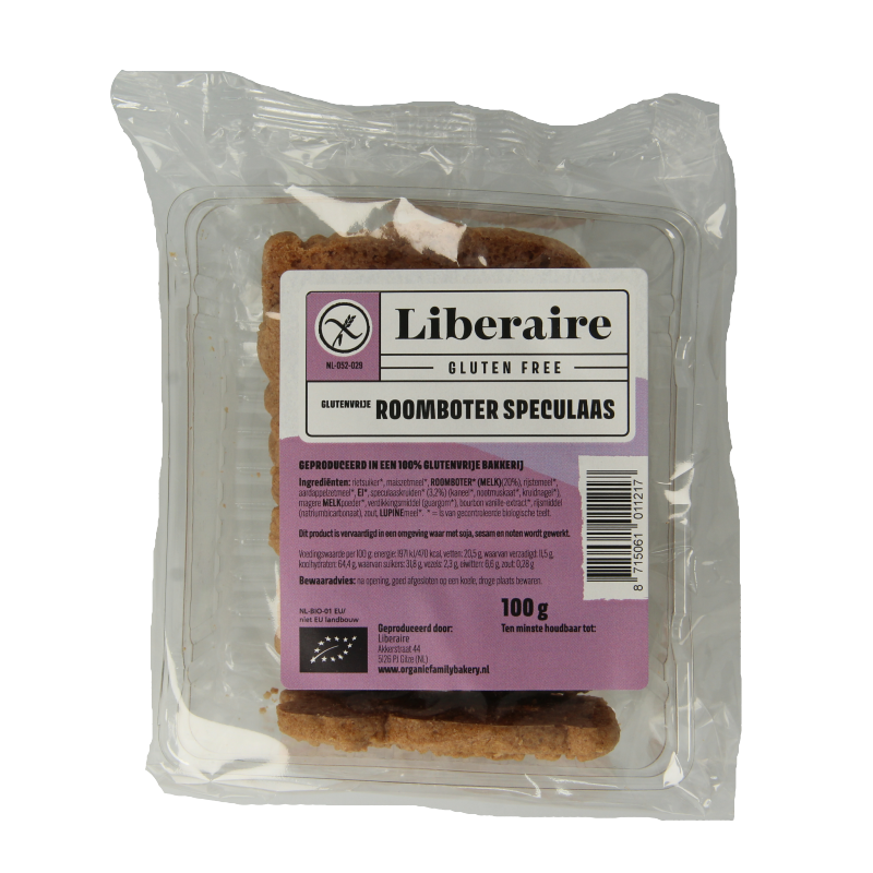 Liberaire Speculaas roomboter bio 100 Gram