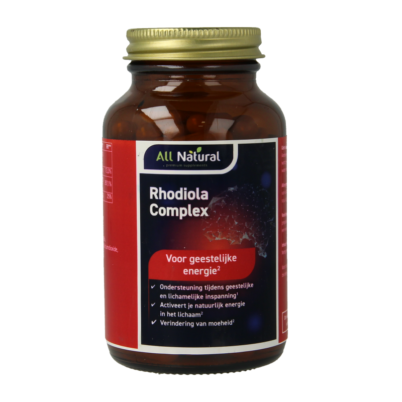 All Natural Rhodiola 100 Capsules