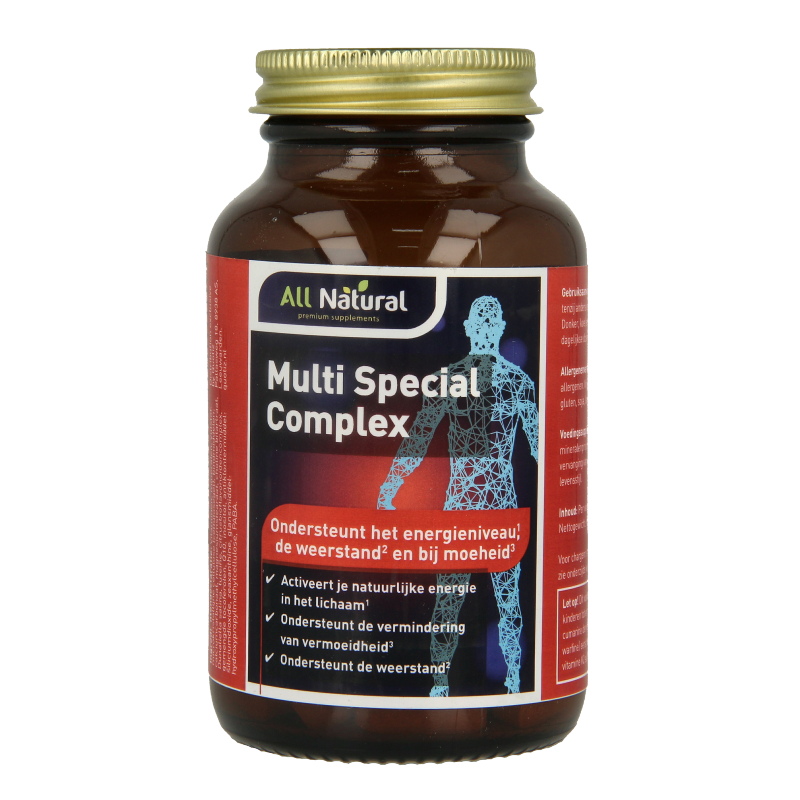 All Natural Multi speciaal complex 90 Tabletten
