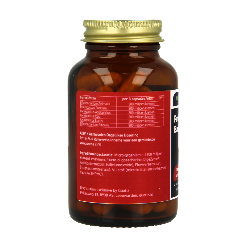 All Natural Probiotica basis 60 Vegetarische capsules
