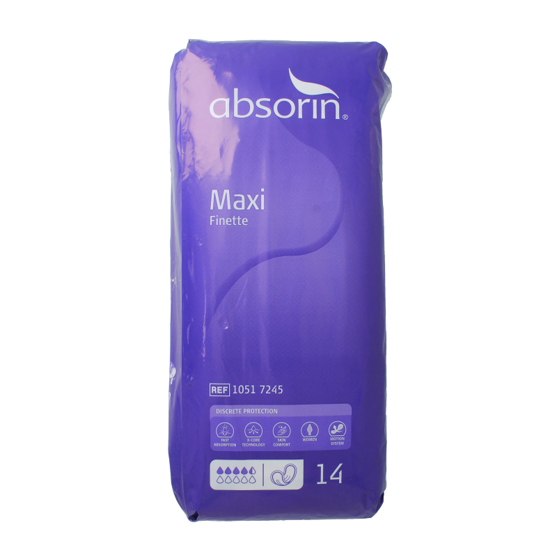 Absorin Comfort finette maxi 14 Stuks