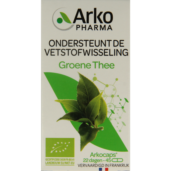 Arkocaps Groene thee bio 45.00 Capsules