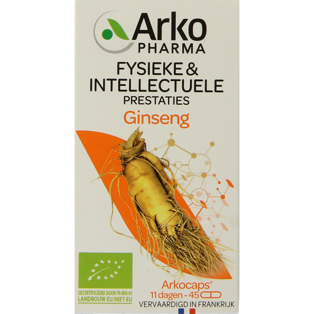 Arkocaps Ginseng bio 45.00 Capsules