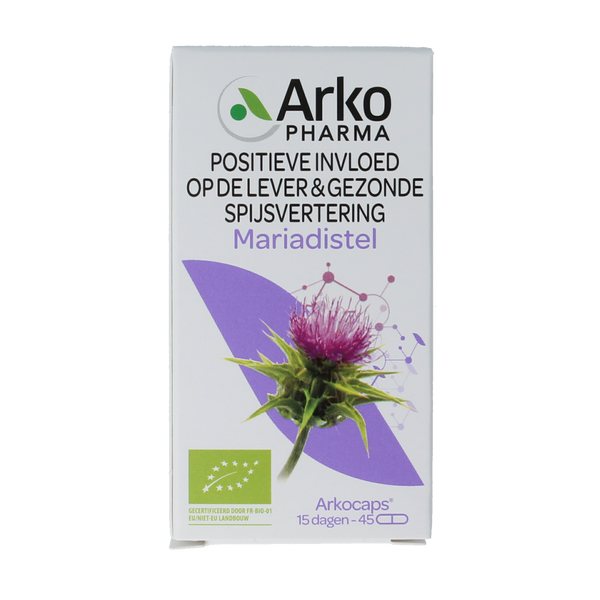 Arkocaps Mariadistel bio 45.00 Capsules