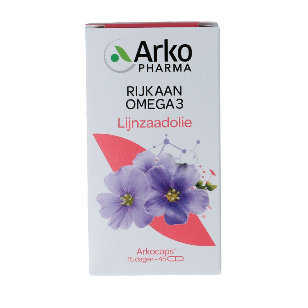 Arkocaps Lijnzaadolie 45.00 Capsules