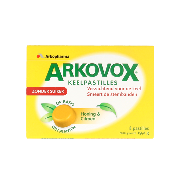 Arkovox Honing citroen keelpastilles 8.00 Pastilles