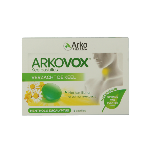 Arkovox Menthol eucalyptus keelpastilles 8.00 Pastilles