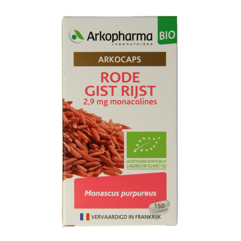 Arkocaps Rode gist rijst bio 150 Capsules
