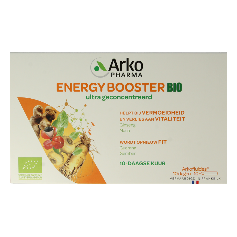 Arkofluids Energy booster bio 10 Ampullen