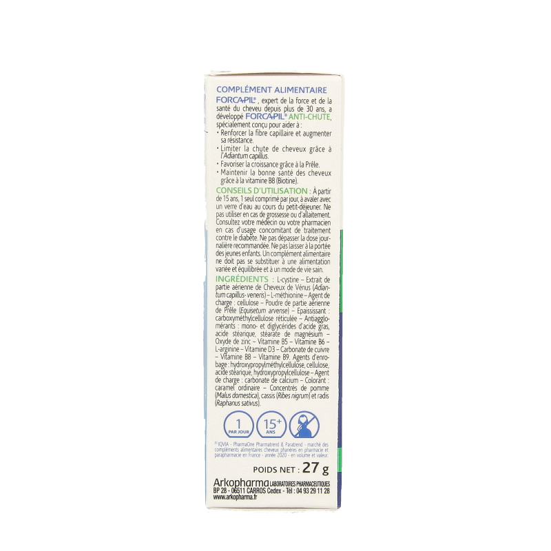 Forcapil Tegen haaruitval 30 Tabletten