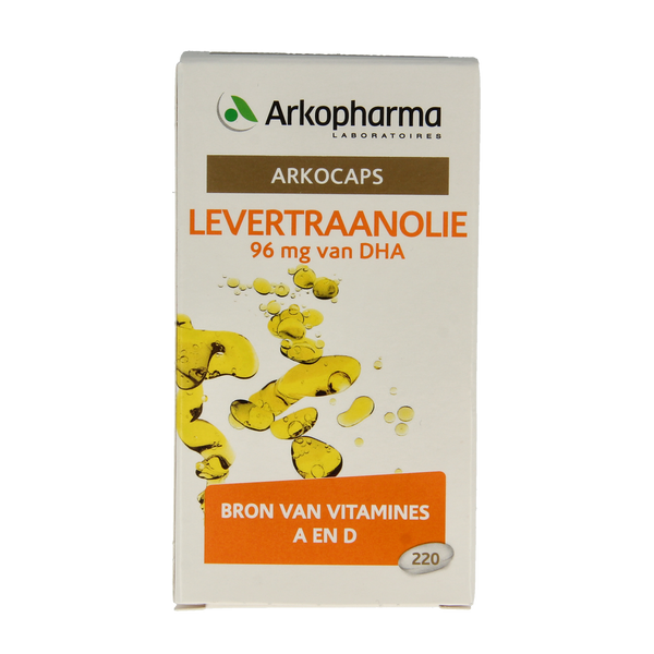 Arkocaps Levertraanolie 220.00 Capsules
