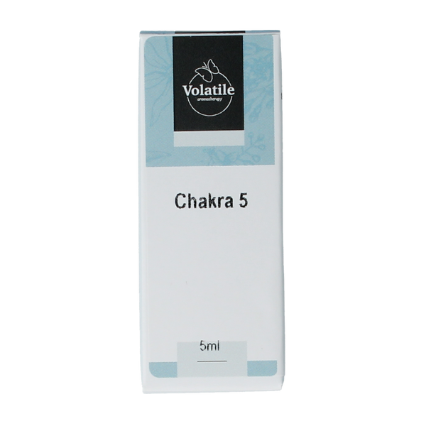 Volatile Chakra olie 5 keel puur 5.00 Milliliter