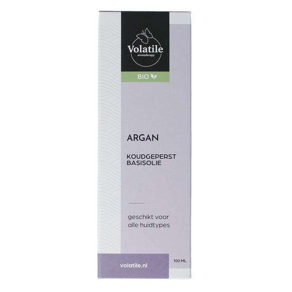 Volatile Argan koudgeperst basisolie bio glazen fles 100.00 Milliliter