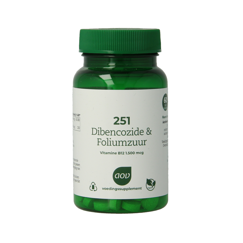 AOV 251 Dibencozide & foliumzuur 60 Zuigtabletten
