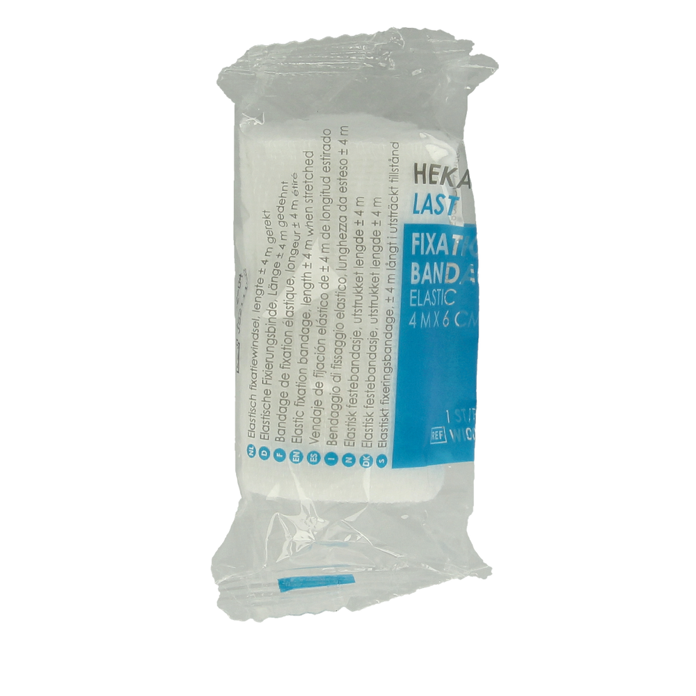 Hekalast Elastisch windsel 4m x 6cm 1.00 Stuks