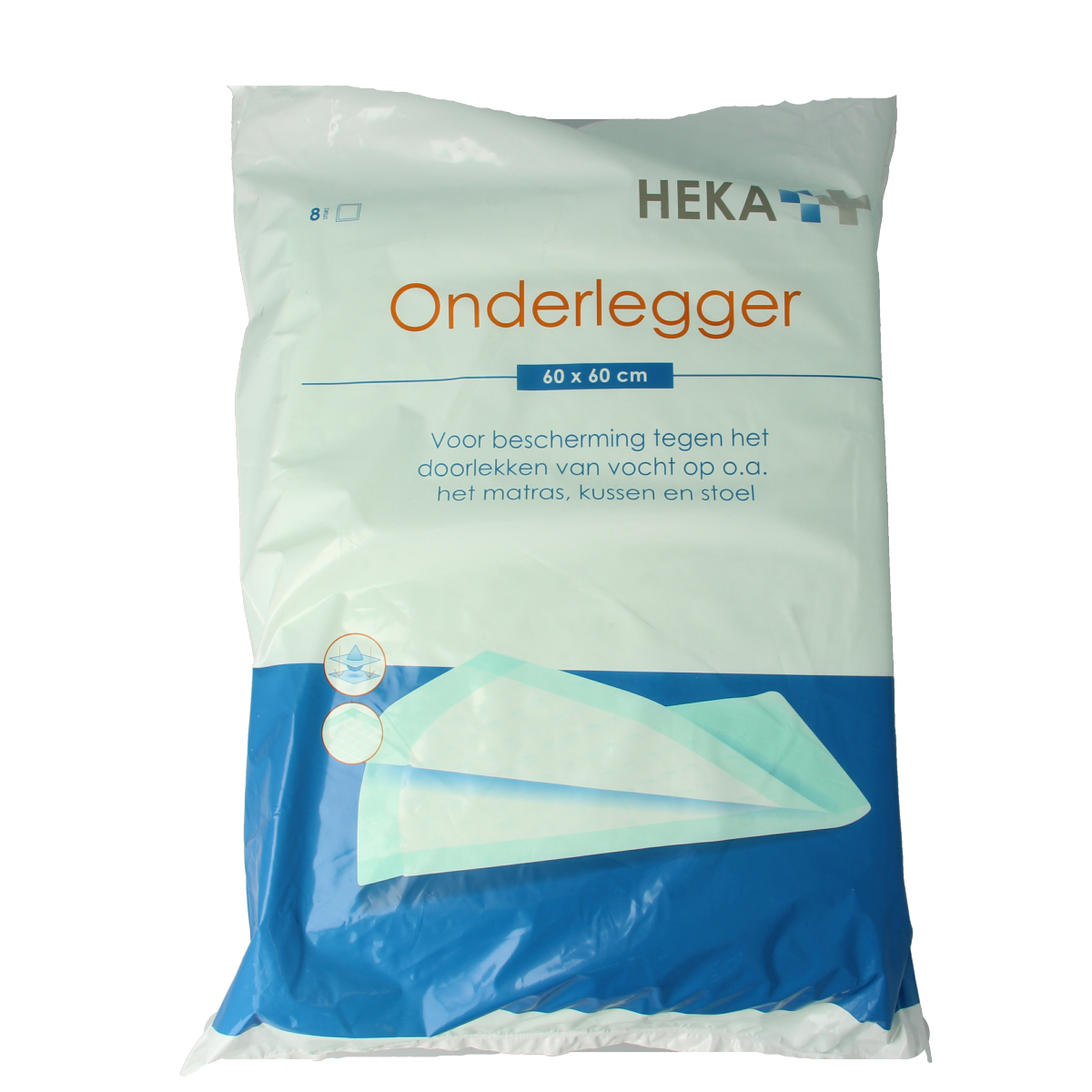 Heka Fluffpull onderlegger 60 x 60cm 8.00 Stuks