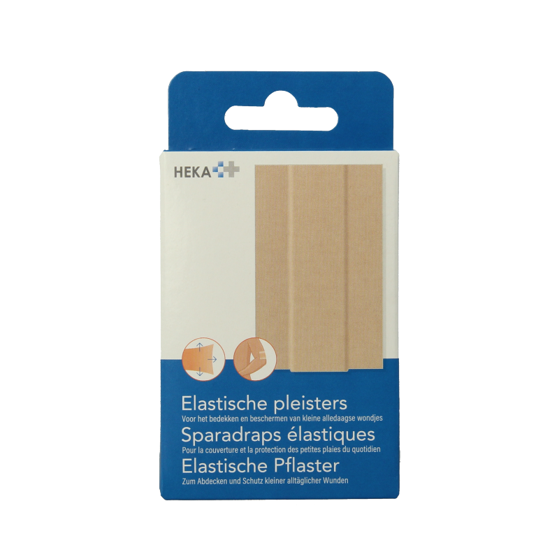 Heka Elastische pleister 10 x 6cm 10 Stuks