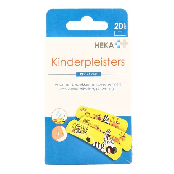 Heka Kinderpleister 19 x 76mm 20.00 Stuks
