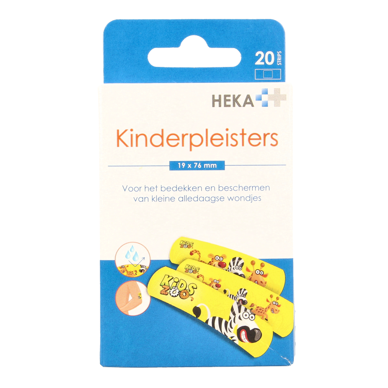 Heka Kinderpleister 19 x 76mm 20 Stuks