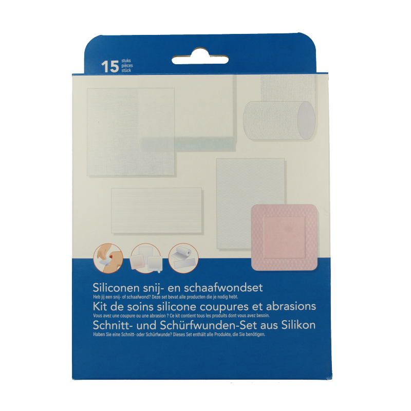 Heka Siliconen snij- en schaafwondset 1 Stuks