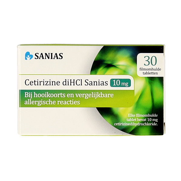 Sanias Cetirizine diHCl 10 mg 30.00 Tabletten