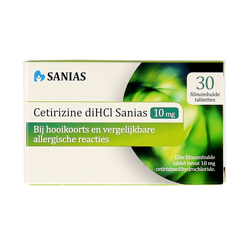 Sanias Cetirizine diHCl 10 mg 30 Tabletten