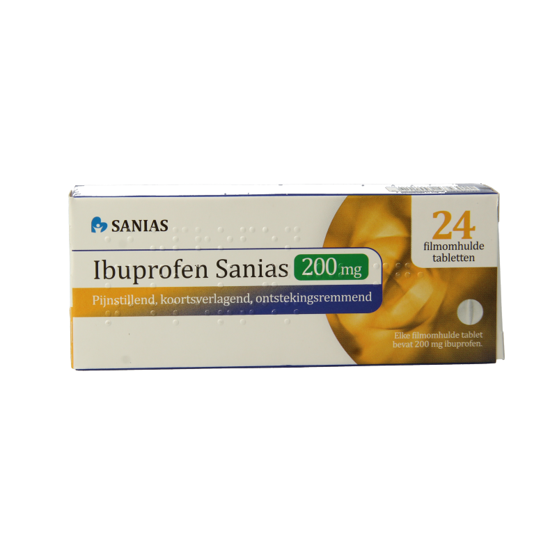 Sanias Ibuprofen 200mg  24 Stuks