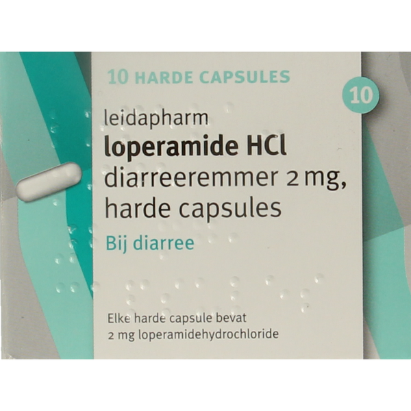 Leidapharm Loperamide 2mg 10.00 Capsules