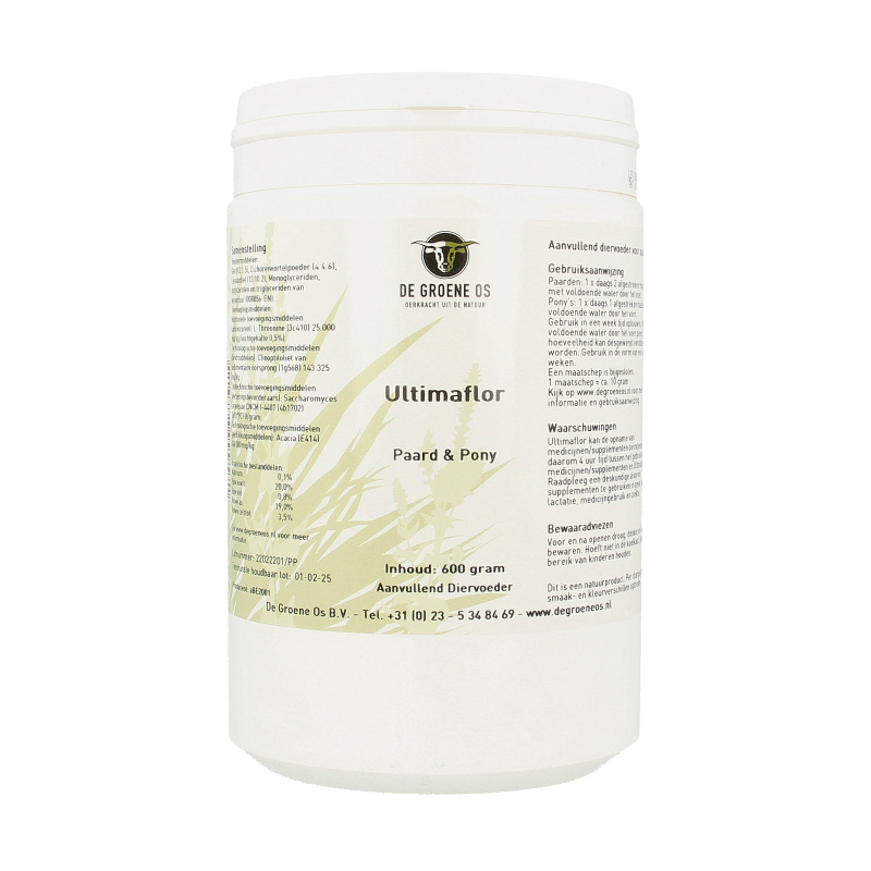 Groene Os Ultimaflor paard/pony 600 Gram