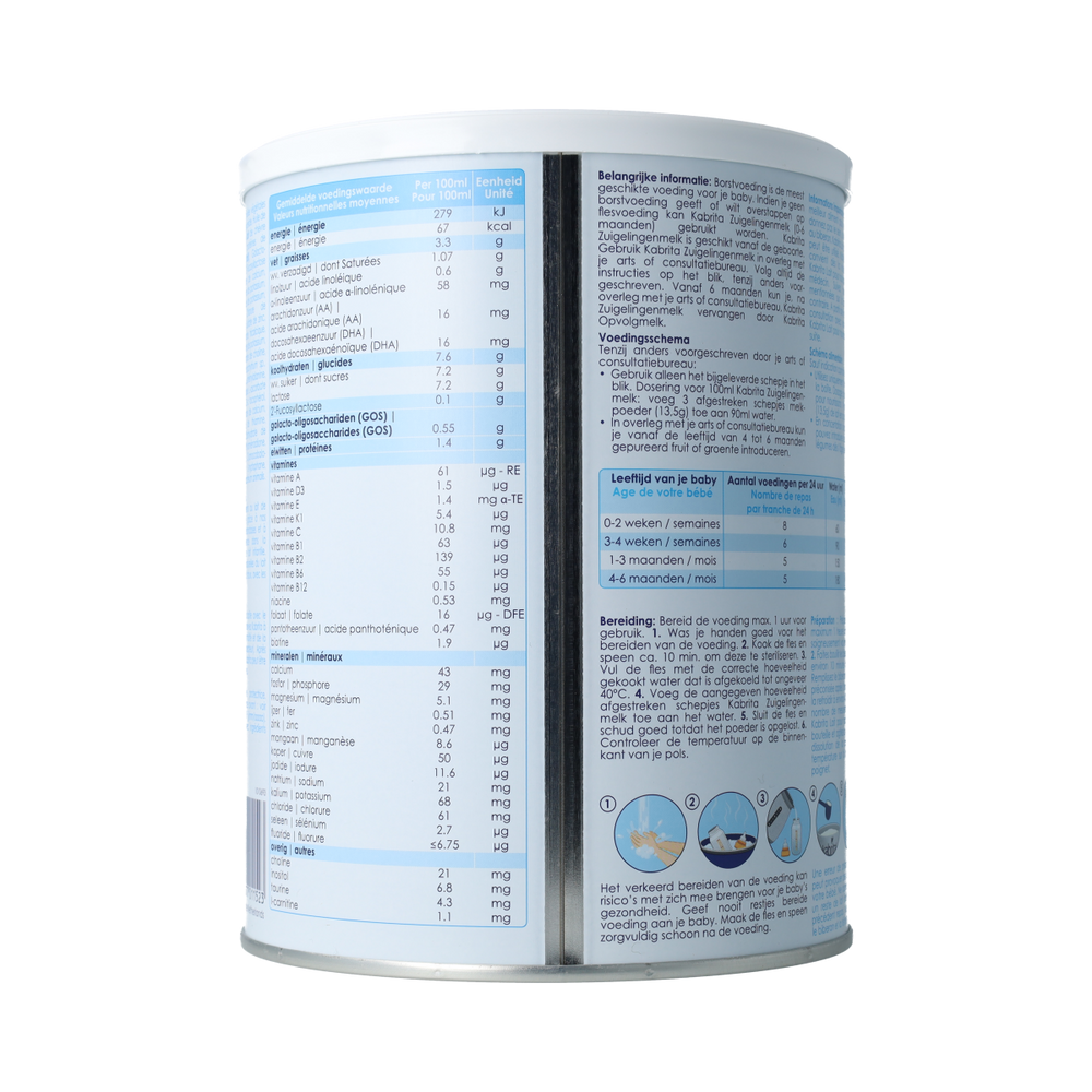 Kabrita Volledige Zuigelingenvoeding 1 800.00 Gram