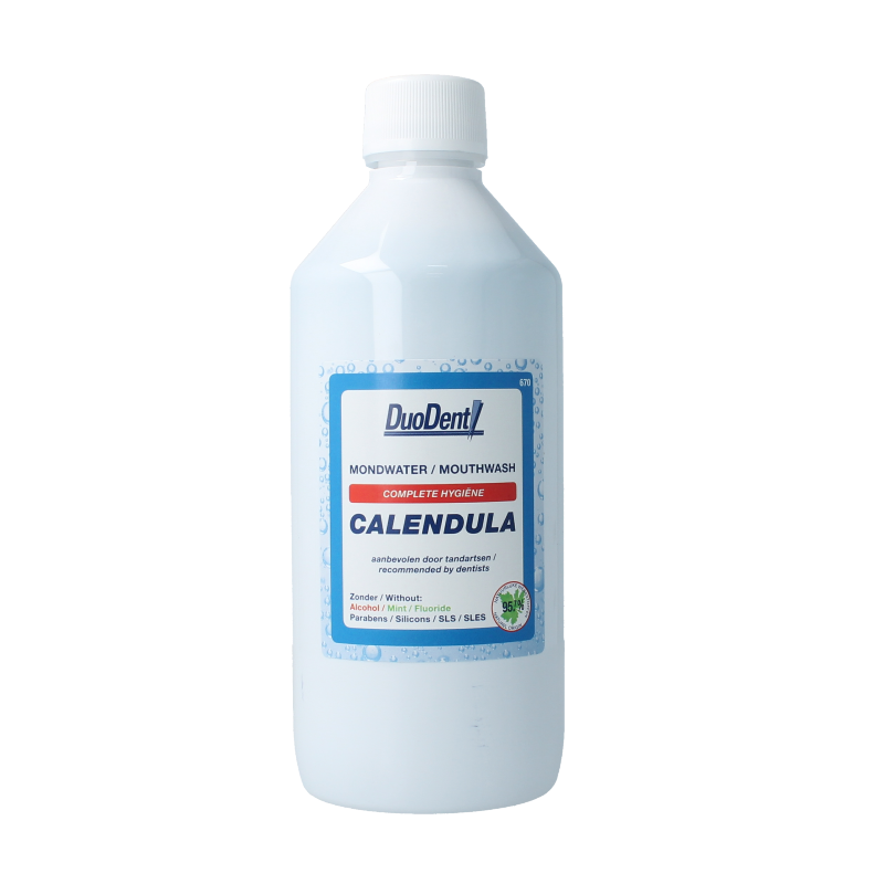 Duodent Mondwater calendula 500 Milliliter