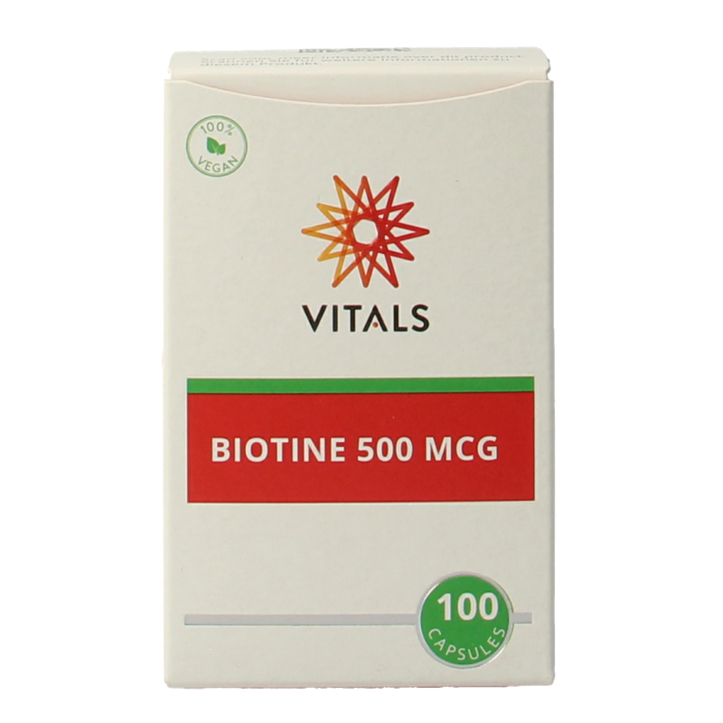 Vitals Biotine 500 mcg 100 Capsules