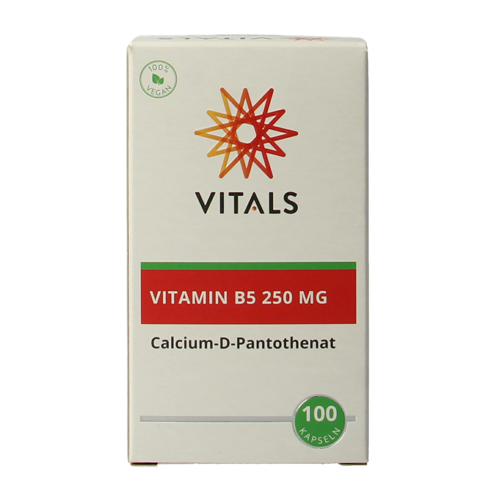 Vitals Vitamine B5 250mg 100.00 Capsules