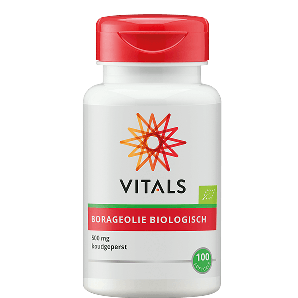 Vitals Borageolie 500mg bio 100 Softgels