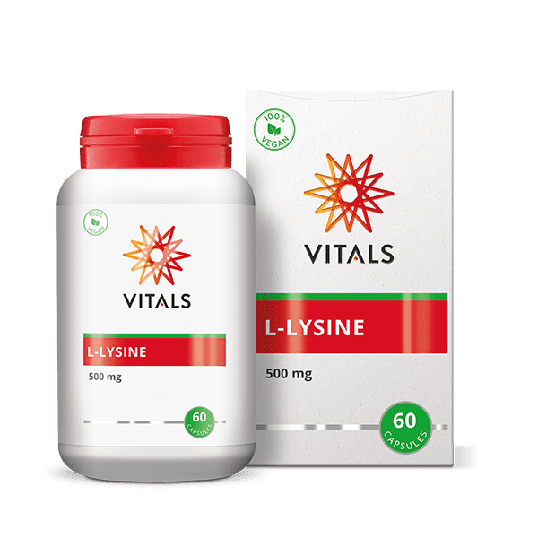 Vitals L-Lysine 500mg 60 Vegetarische capsules