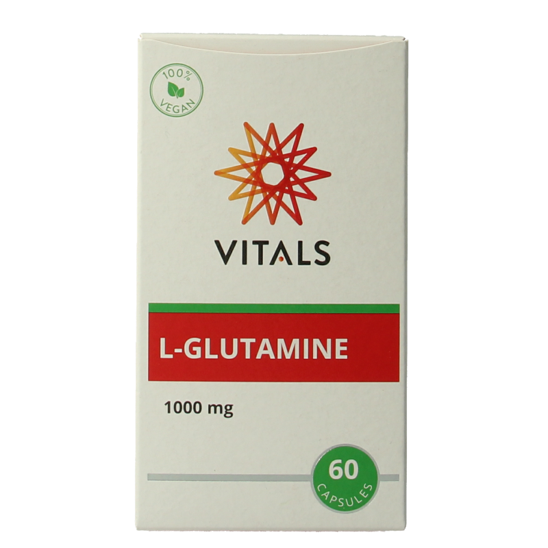 Vitals L-Glutamine 1000mg 60 Capsules