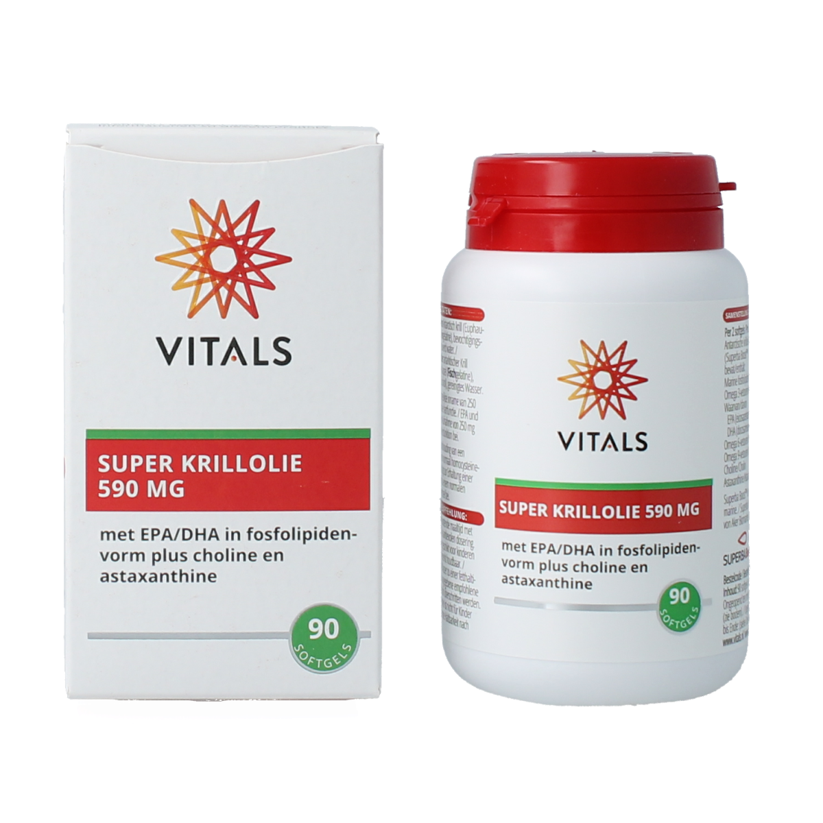 Vitals Super krillolie 590mg 90.00 Softgels